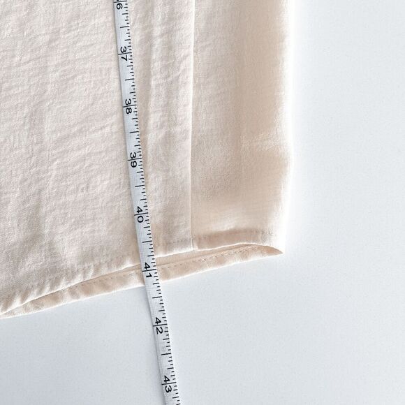 Monk & Lou AVA Womens Sleeveless V Neck Backless Midi Dress Cream Small NWT - Picture 10 of 10